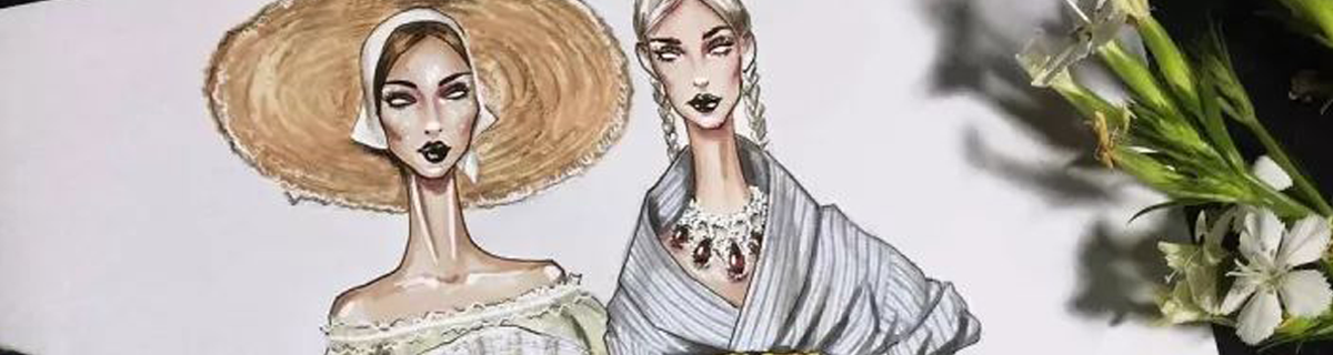 Youtube最红时尚插画家邀请你给《权利的游戏》人物设计服装